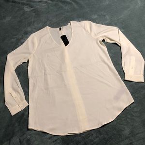 NYDJ Tunic Top In Vanilla Size Small